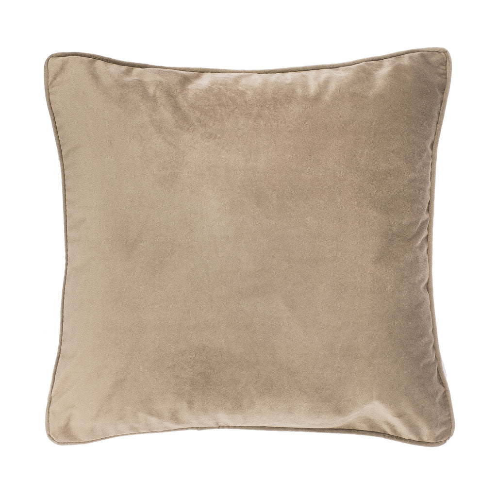 Kussen (gevuld) Velvet - 45x45 cm, wit