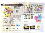 Bouwpakket 3D Model DIY Bloemenmand Magneet- gekleurd- metaal