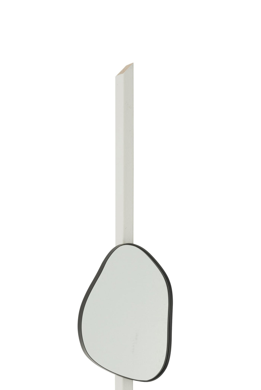 J-Line spiegel Extrema - ijzer/glas - zwart - small - 41 x 29 cm