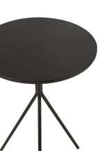 J-Line salontafel Rond - metaal - zwart