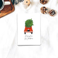Rijden naar huis voor Kerstmis - Kerstkaart 10 set