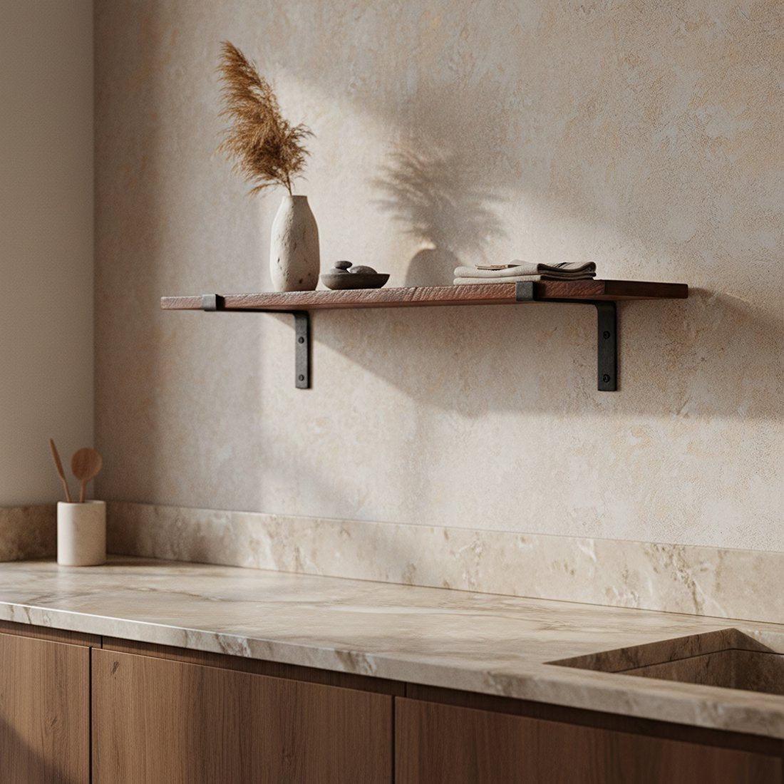 Factory wandplank - FSC gerecycled hout - 80 cm of 120 cm