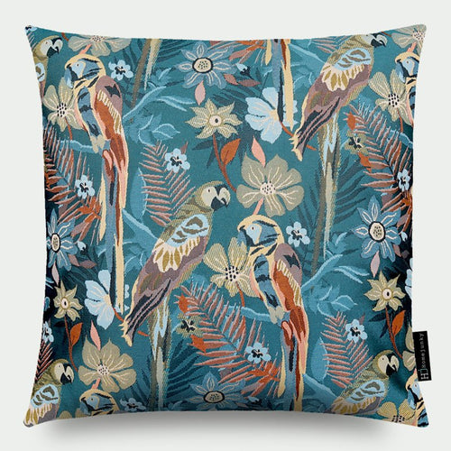 231 Pillow Two Parrots in Love Green 50x50
