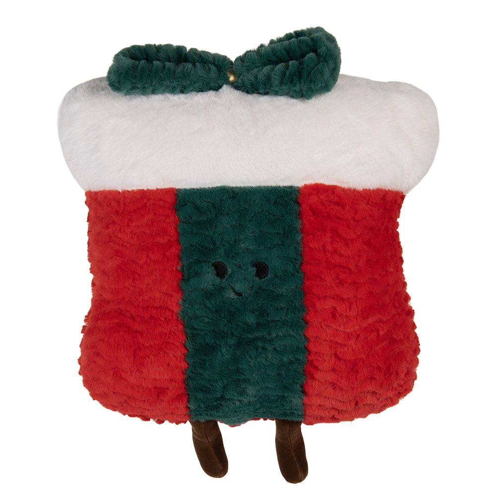Sierkussen Cadeau 35x7x35 cm Rood Polyester