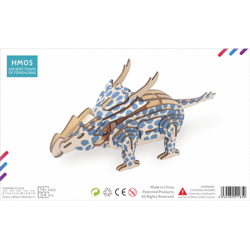 Bouwpakket Achelousaurus- kleur