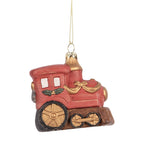 Kersthanger Trein 9x5x9 cm Rood Kunststof