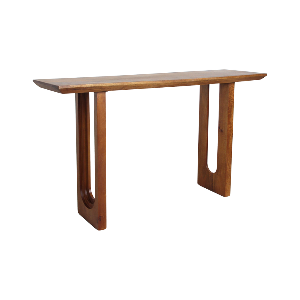 Bullnose mangohouten sidetable Chamfered