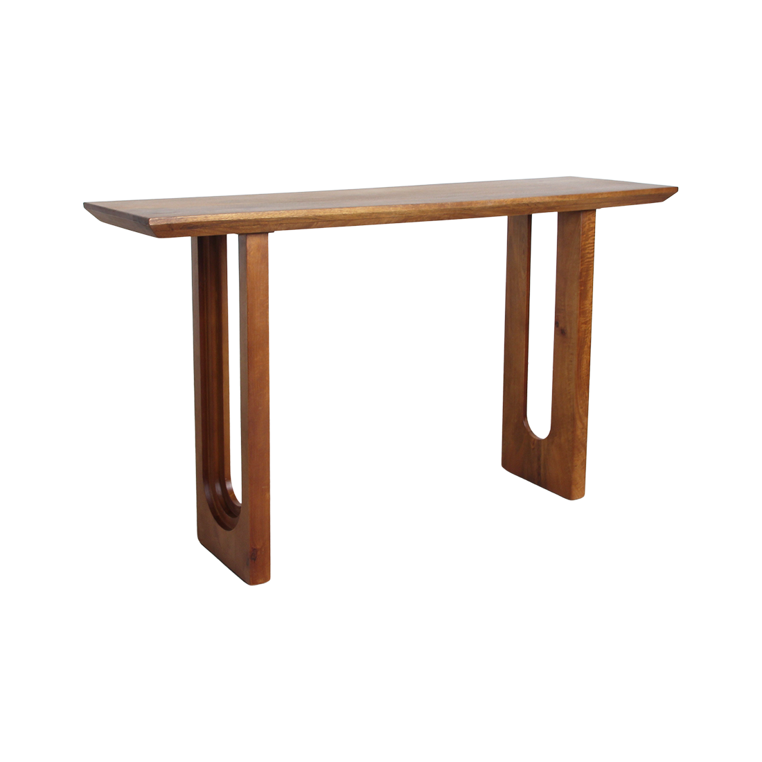 Bullnose mangohouten sidetable Chamfered