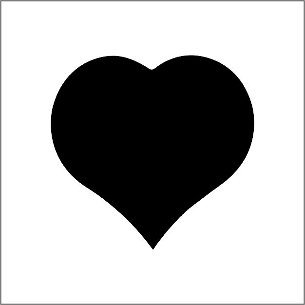 Wens etiket - hart xxl - rol van 250