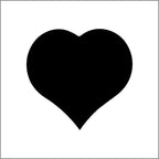Wens etiket - hart xxl - rol van 250