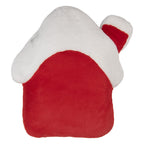 Sierkussen Huis 40x8x40 cm Rood Polyester