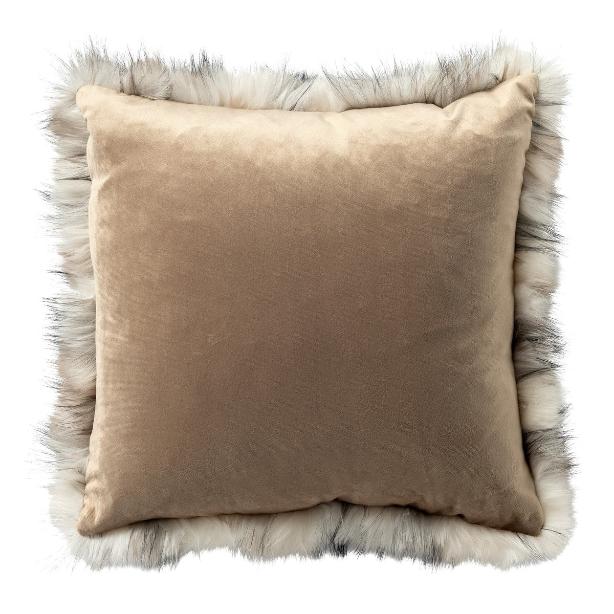 Gisele | Kussen | 45x45 cm natuurlijk | Bruin | Hoii | Met luxe binnenkussen