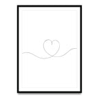 Herz - Poster 5er set