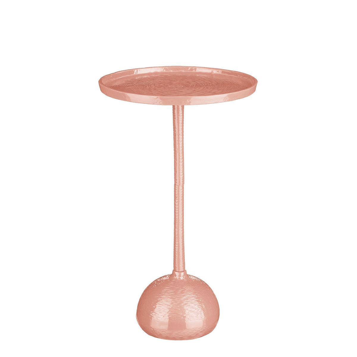 Colin bijzettafel gerecycled aluminium l.roze