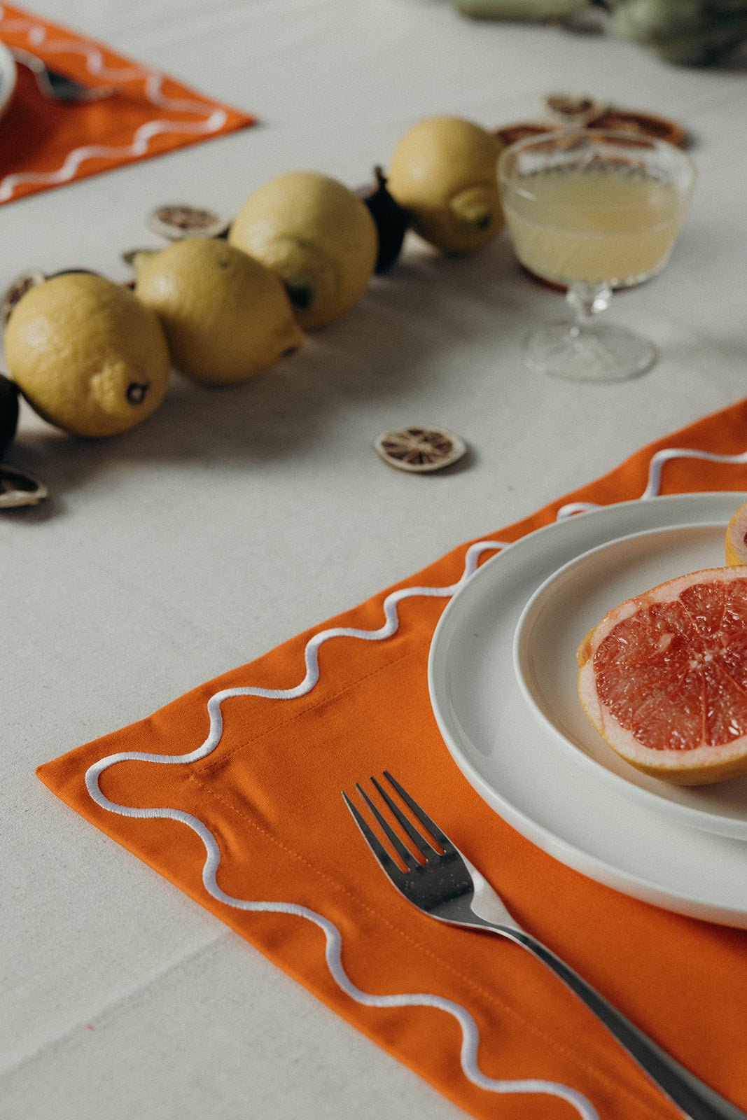 Maude Placemat met golfrand