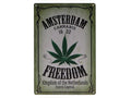 Amsterdam Retro Wandbord 30x20