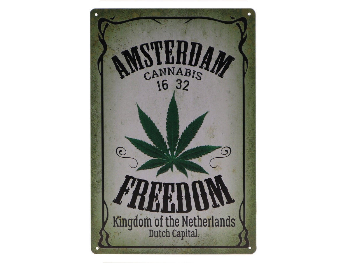 Amsterdam Retro Wandbord 30x20