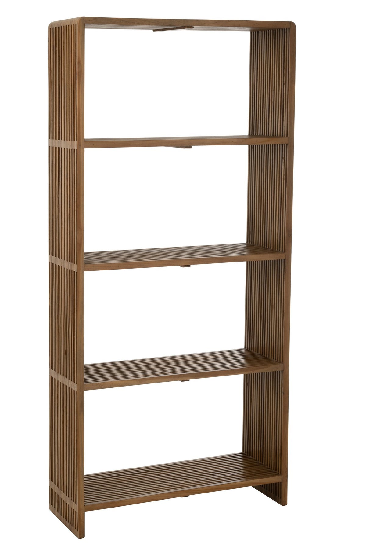 J-Line boekenkast 4 Schappen - gerecycleerd hout - naturel