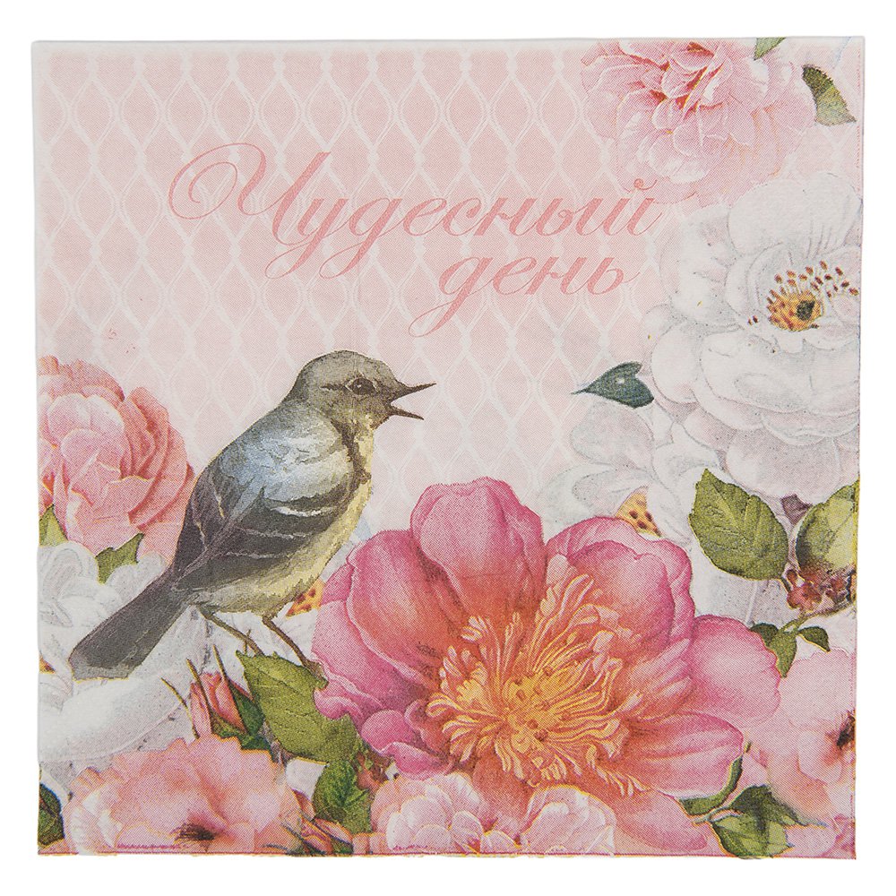 Servetten Papier Set van 20 33x33 cm Roze Papier