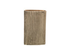 J-Line vaas - aluminium - goud - large