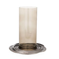 Kandelaar Butuan Nikkel 27x31 cm