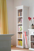 Boekenkast wit - 50bx45dx190 h - mahoniehout