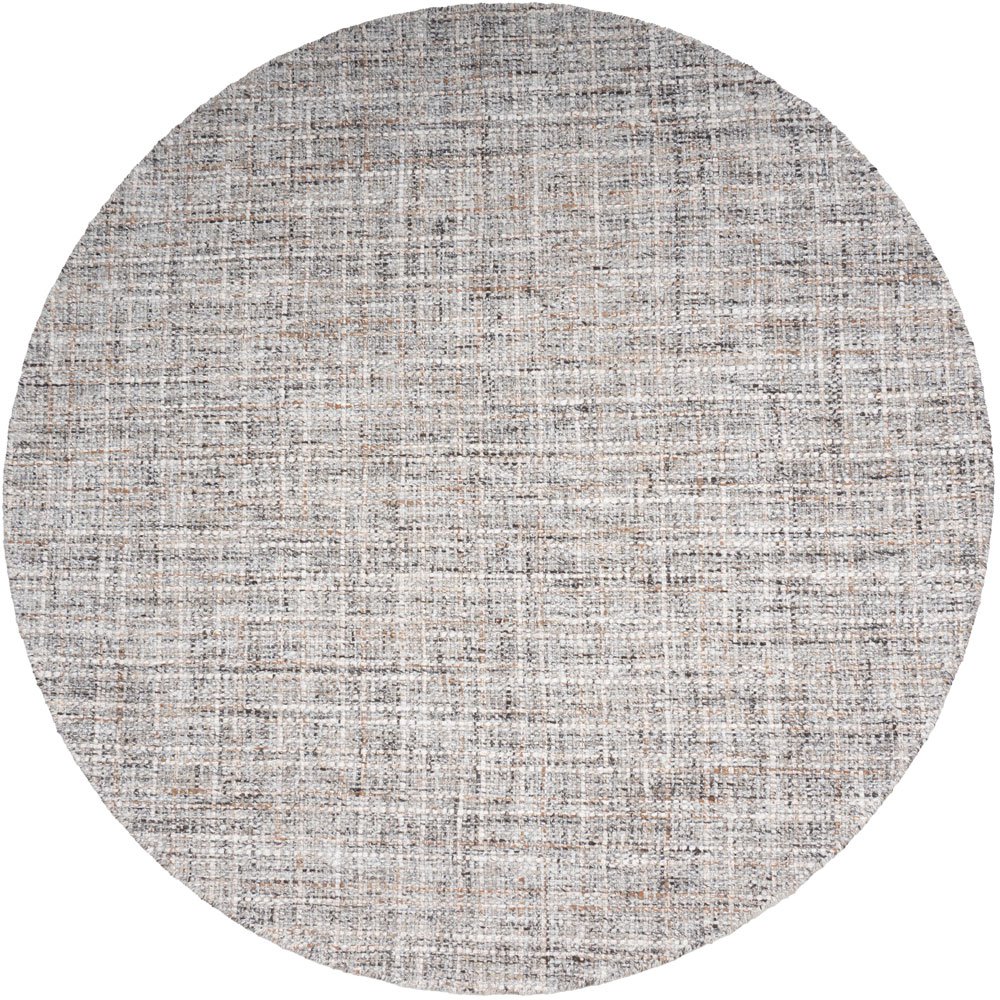 Vloerkleed Cross Grey/Beige - Rond ø160 cm