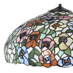 Tiffany Tafellamp Ø 46x72 cm Groen Glas Tiffany Bureaulamp