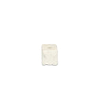 Kaarshouder 8x8xH8cm marmer wit Opus