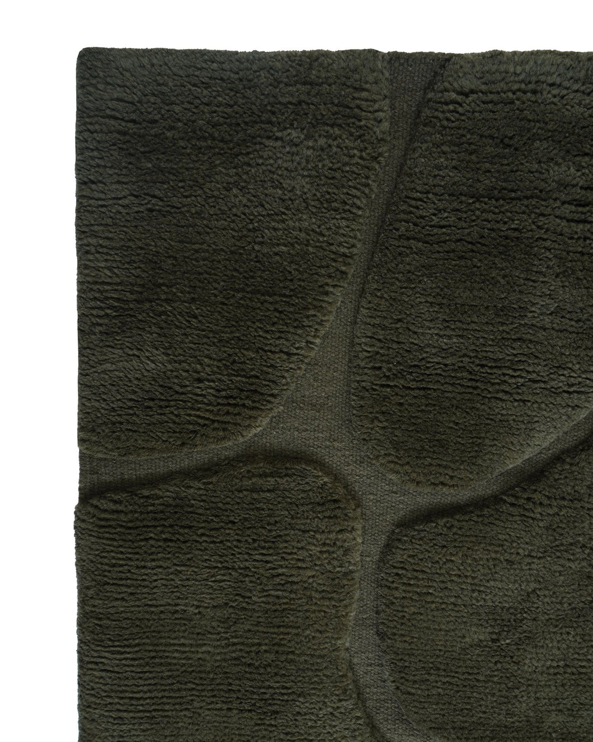 Superior Berber Vloerkleed Dark Green - 200 x 280 cm