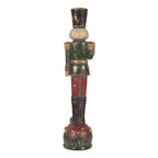 Kerstdecoratie Beeld Notenkraker 12x11x47 cm Rood Kunststof