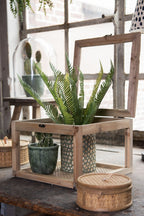 Opbergkist 30x30x21 cm Bruin Hout Speelgoedkist