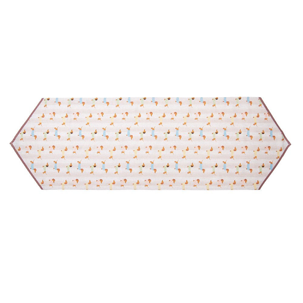 Tafelloper 50x160 cm Beige Katoen