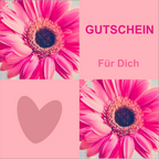 Kadobon – “Gutschein Für dich” – Gerbera – 25 Stuks - 13x13cm