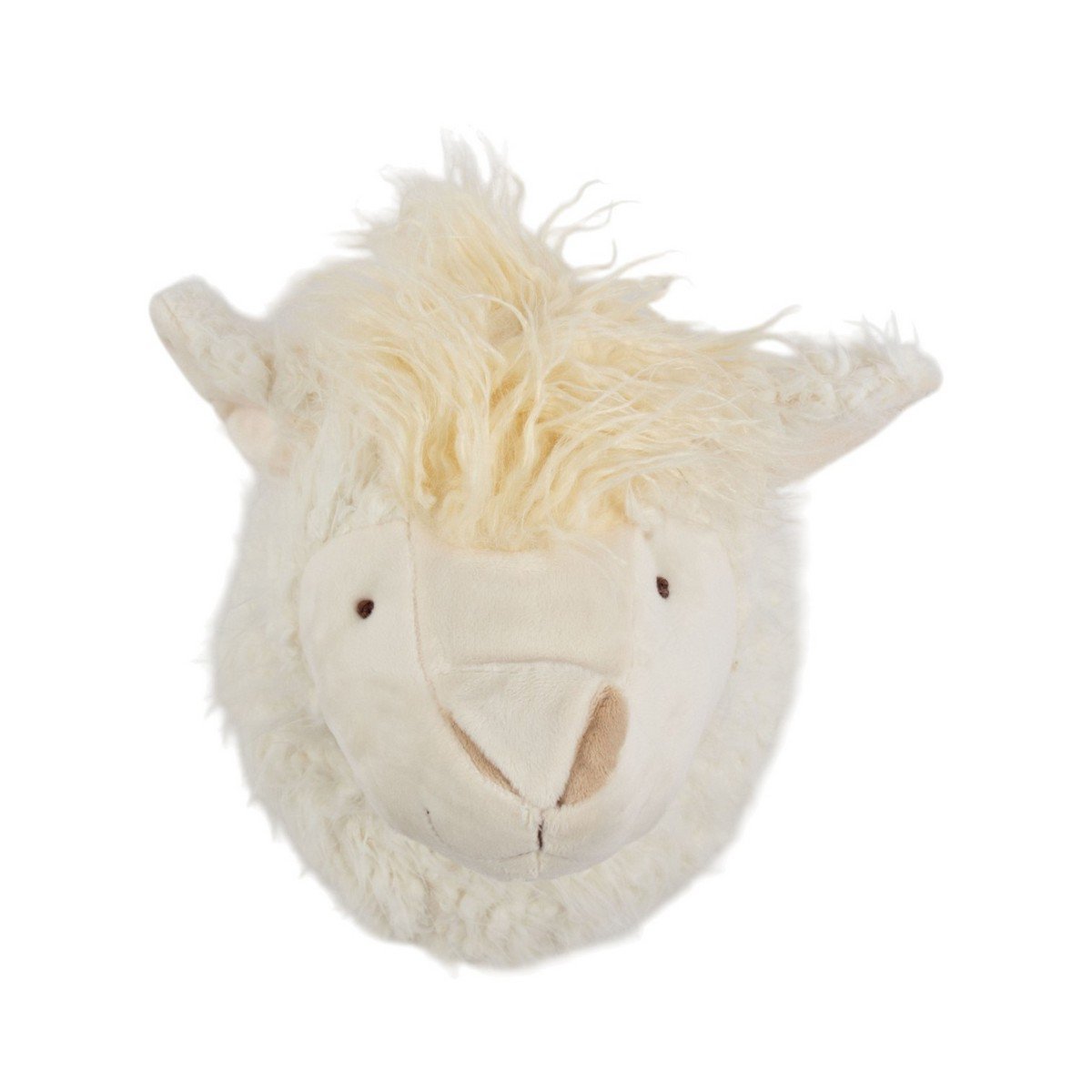 Wandkop Alpaca naturel M