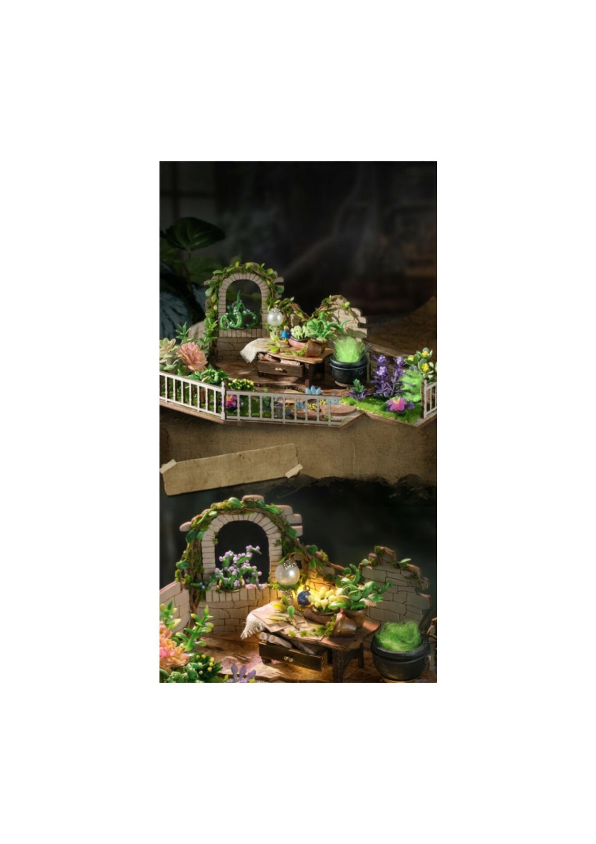 Cutebee, 3D DIY Huisje, Magic House, LV-03B, 22,8x16,2x22,5cm