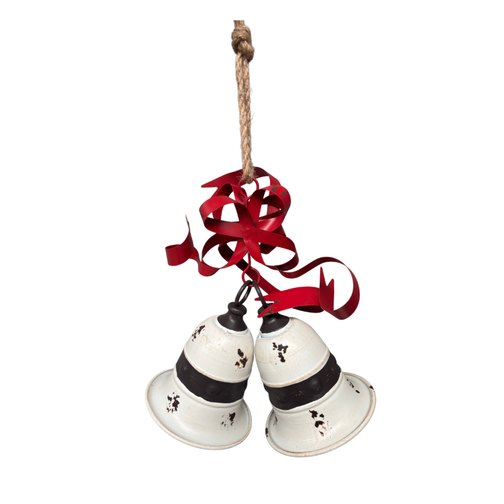 Iron Christmas Bell Double-Small