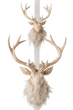 J-Line wanddecoratie Hoofd - polyresin - lichtbeige - large