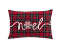 J-Line kussen Noël - wol - kerstrood/wit