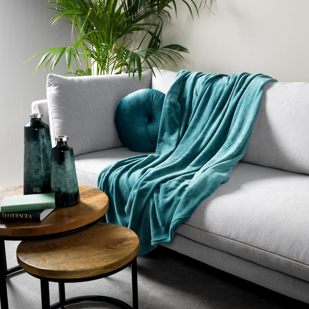 Nederlands decor Harvey - Plaid 150x200 cm alsemgroen - groen