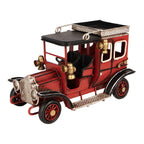 Kerstdecoratie Beeld Auto 16x8x10 cm Rood Metaal