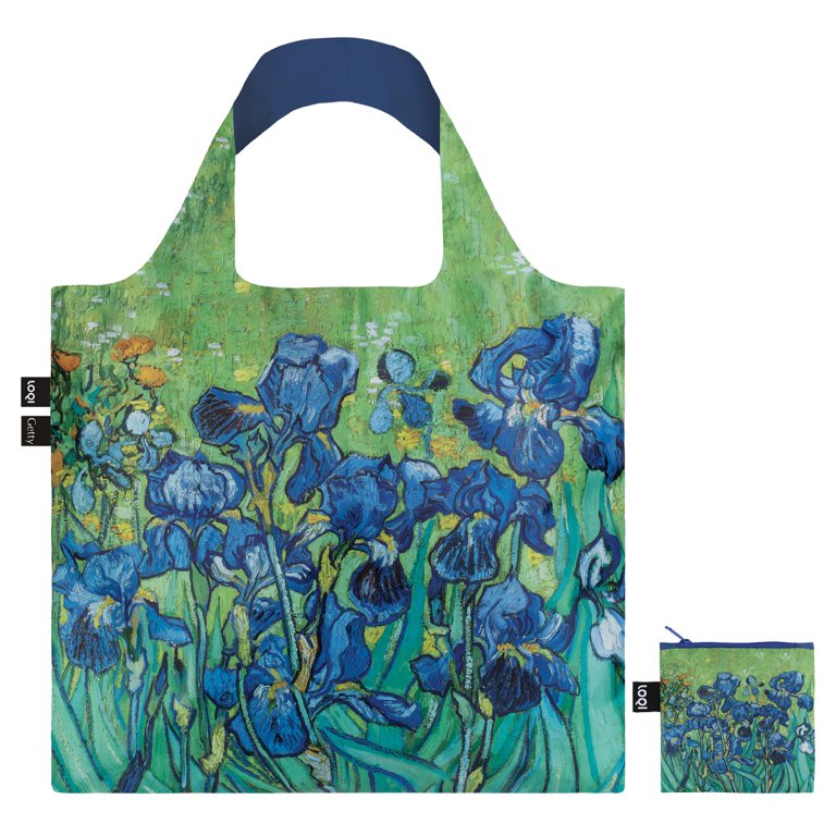 Loqi Bag Large - Irises gerecycled