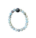 Dames armband matte Amazoniet met Tree of Life kraal