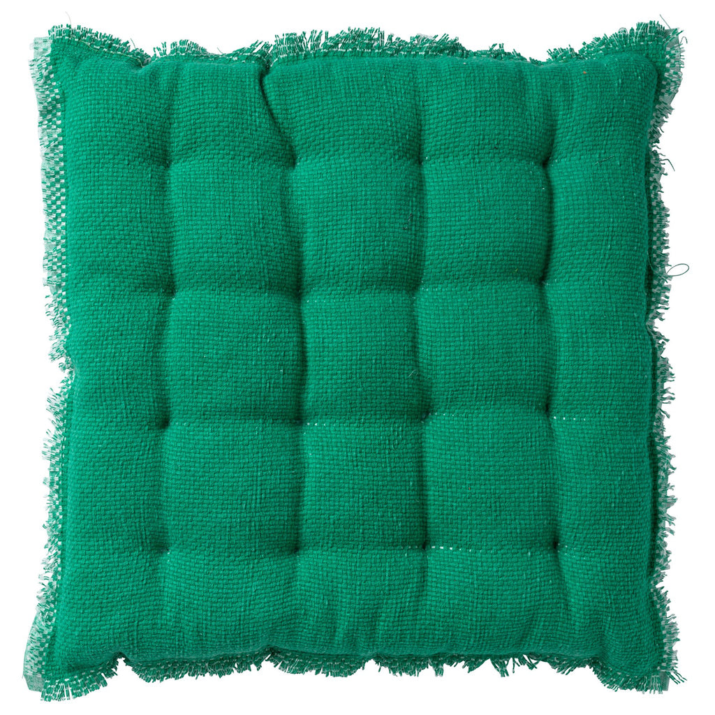 Dutch Decor Burto - Zitkussen 40x40 cm Smaragd - groen