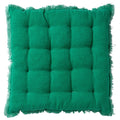 Dutch Decor Burto - Zitkussen 40x40 cm Smaragd - groen