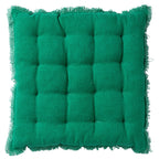 Dutch Decor Burto - Zitkussen 40x40 cm Smaragd - groen