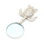 Vergrootglas met schildpadhandgreep met nikkelafwerking - Stijlvol decor