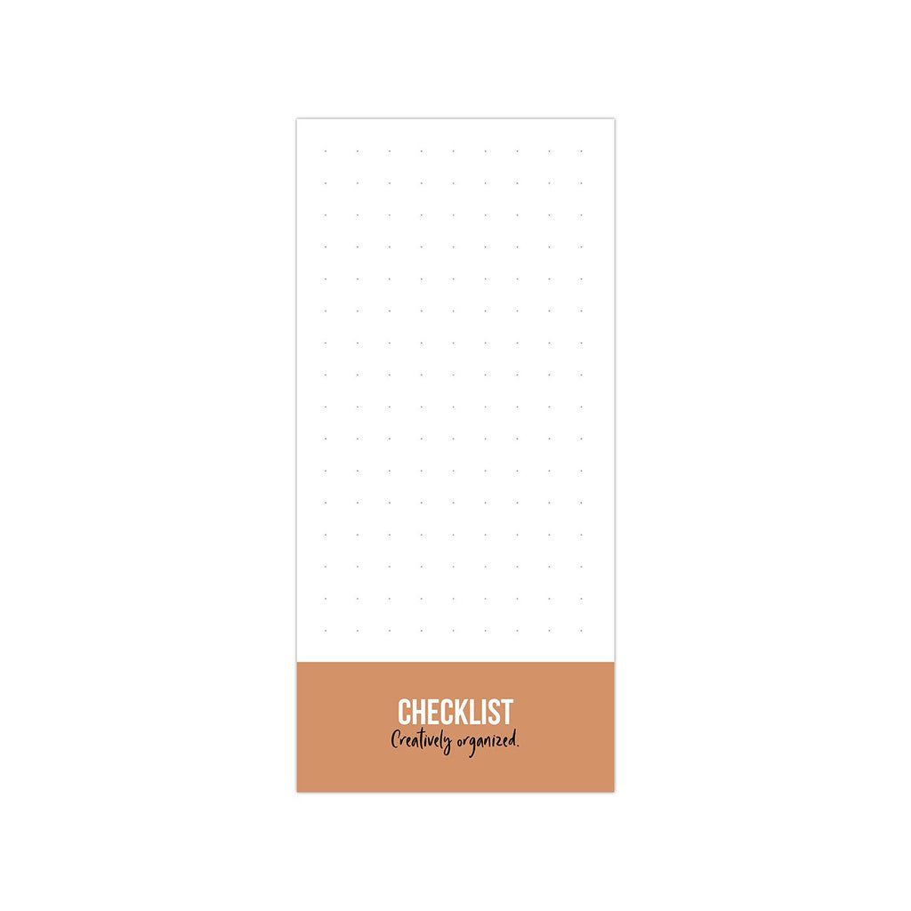 Noteblock Checklist Rusty Bullet, per 5 stuks