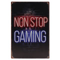 Non Stop Gaming Retro Wandbord 30x20