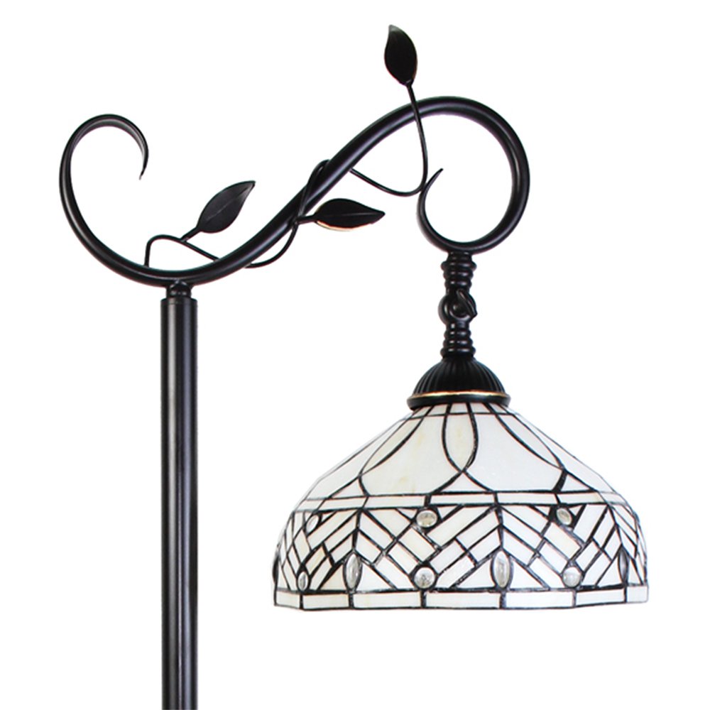 Tiffany Vloerlamp 152 cm Bruin Beige Polyresin Staande Lamp